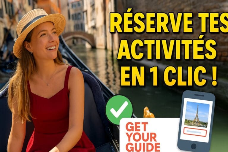 getyourguide reserve tes activités en 1 clic interface GetYourGuide réservation activités