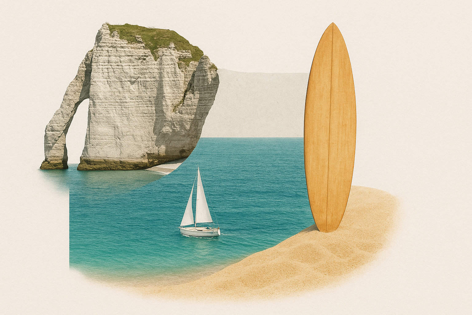 etretat voilier en mer les 30 plus belles plages de france