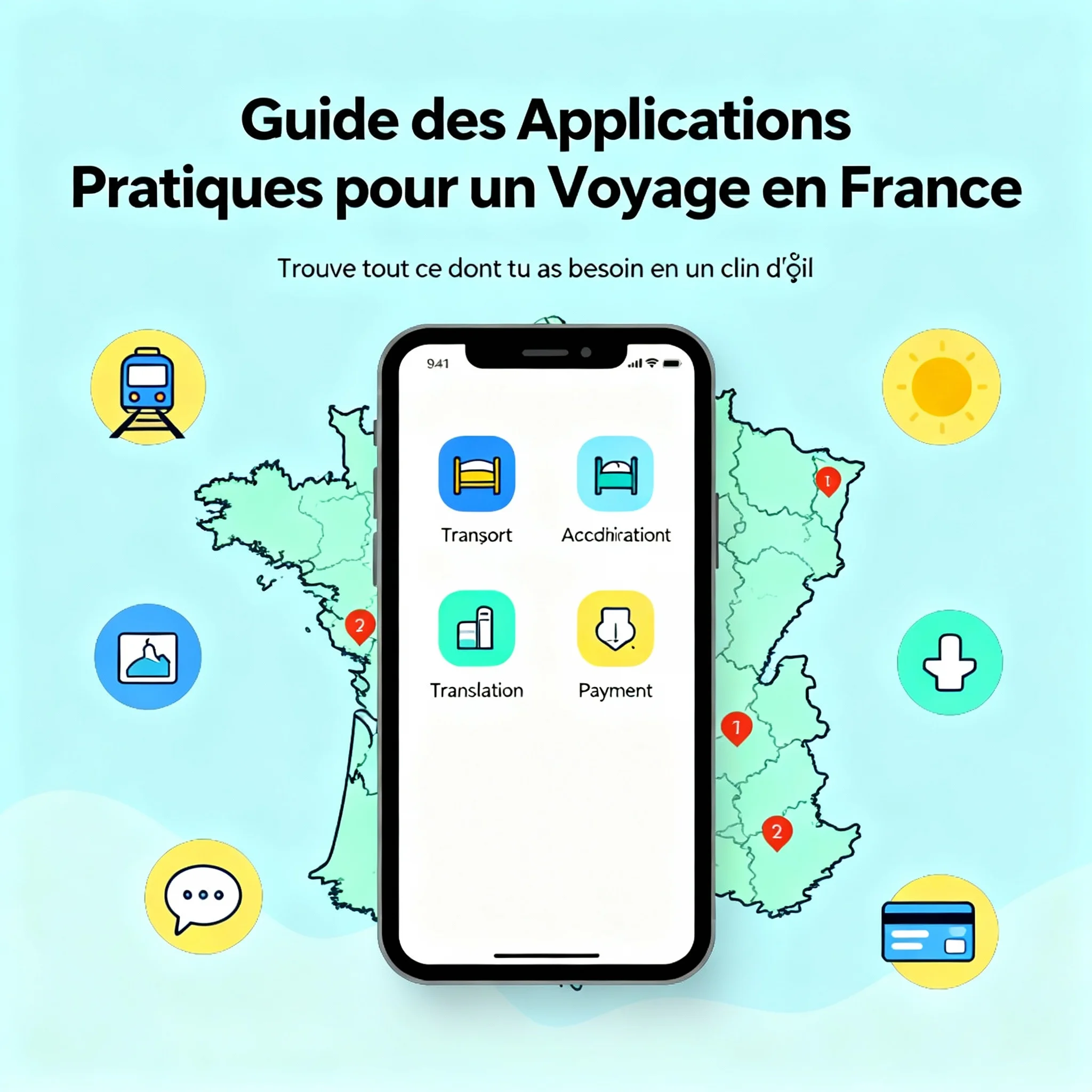 Votre Premier Voyage en France : Le Guide Ultime des Applications pour une Aventure Sans Stress