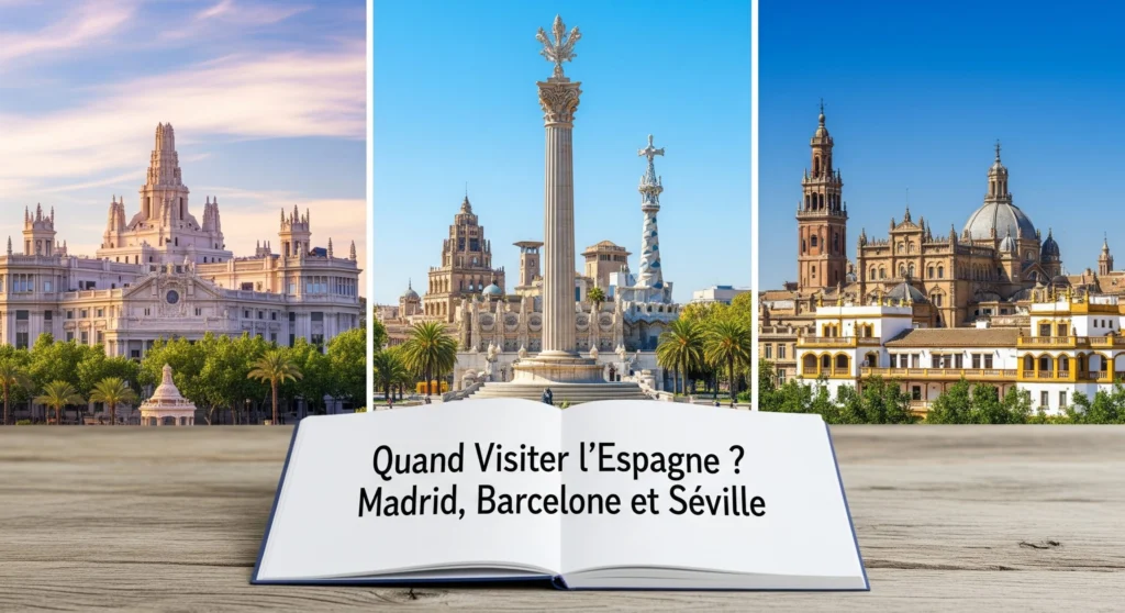 quand visiter l'espagne madrid, barcelone ou seville