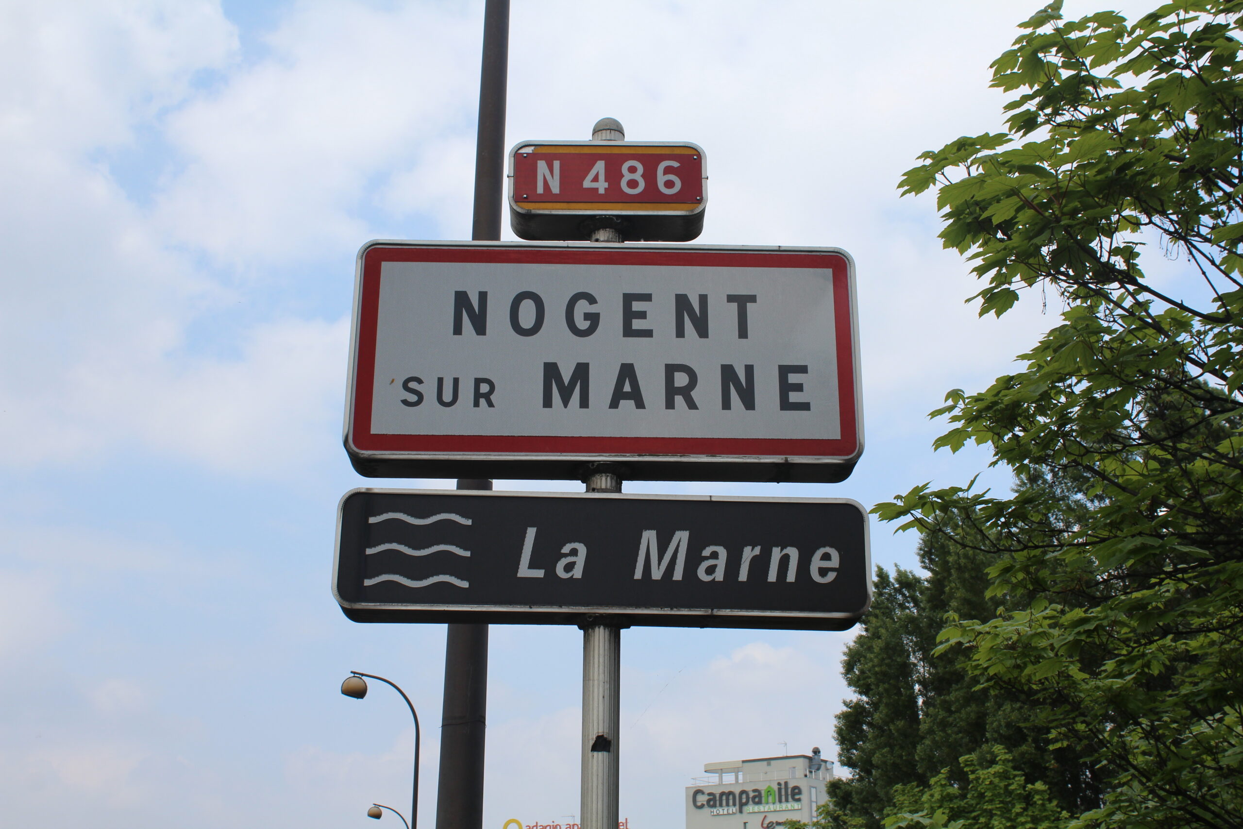 nogent sur marne entrée de la ville paneau la marne