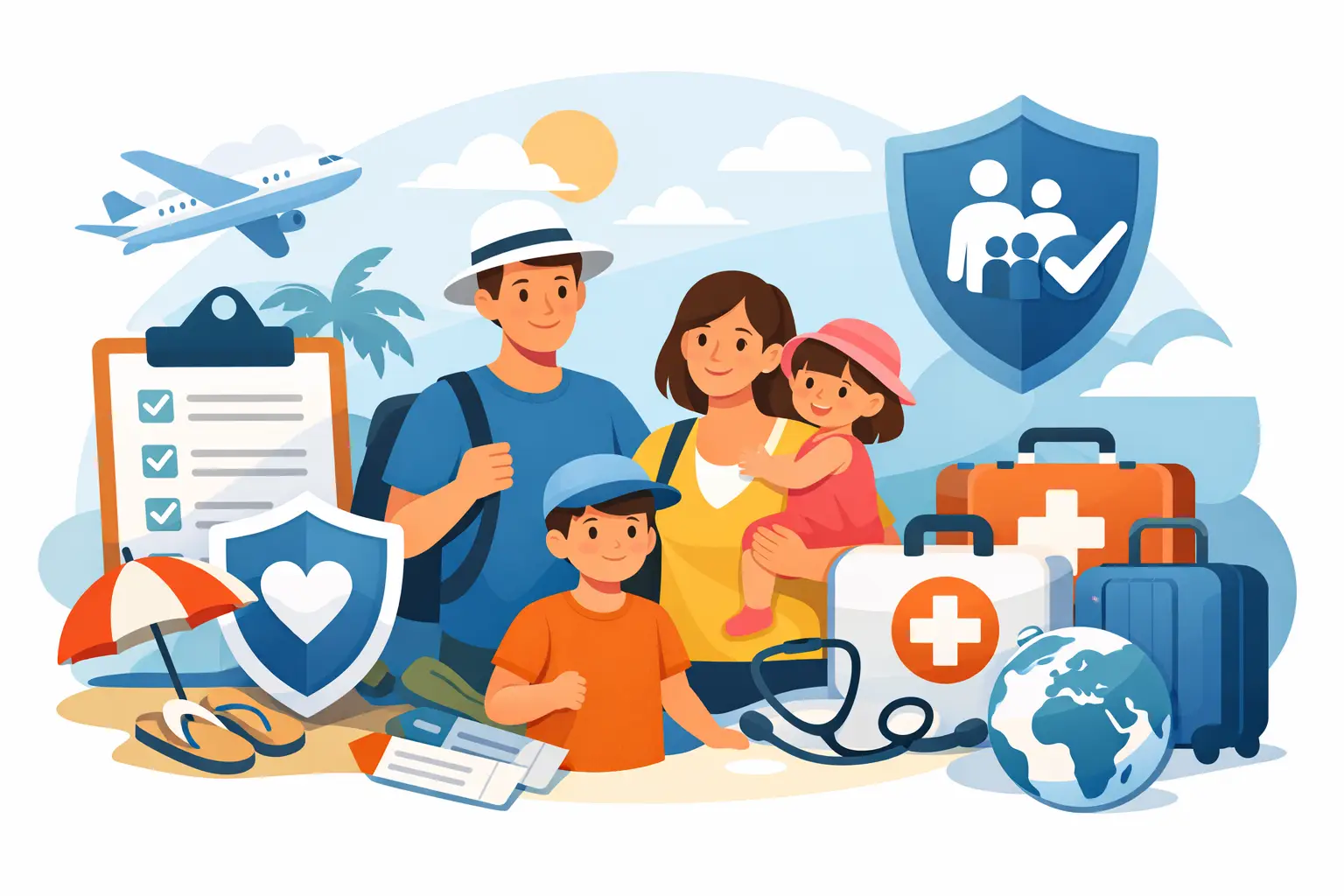 Assurance voyage famille - bien la choisir