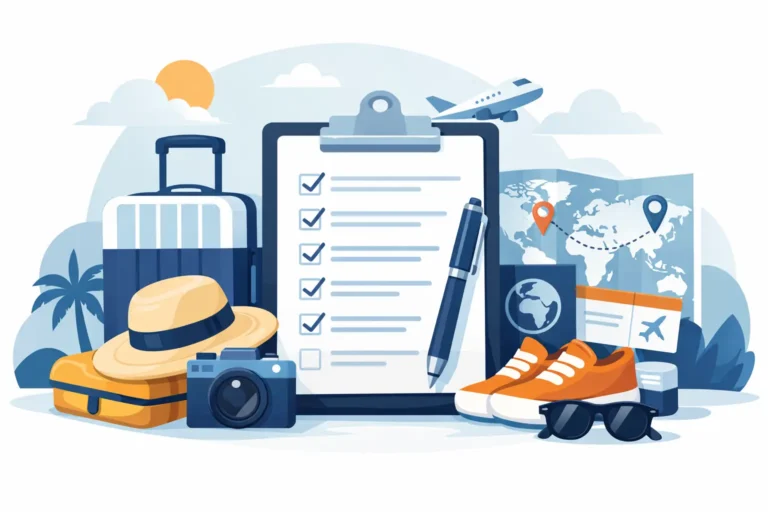 Checklist voyage à imprimer efficace