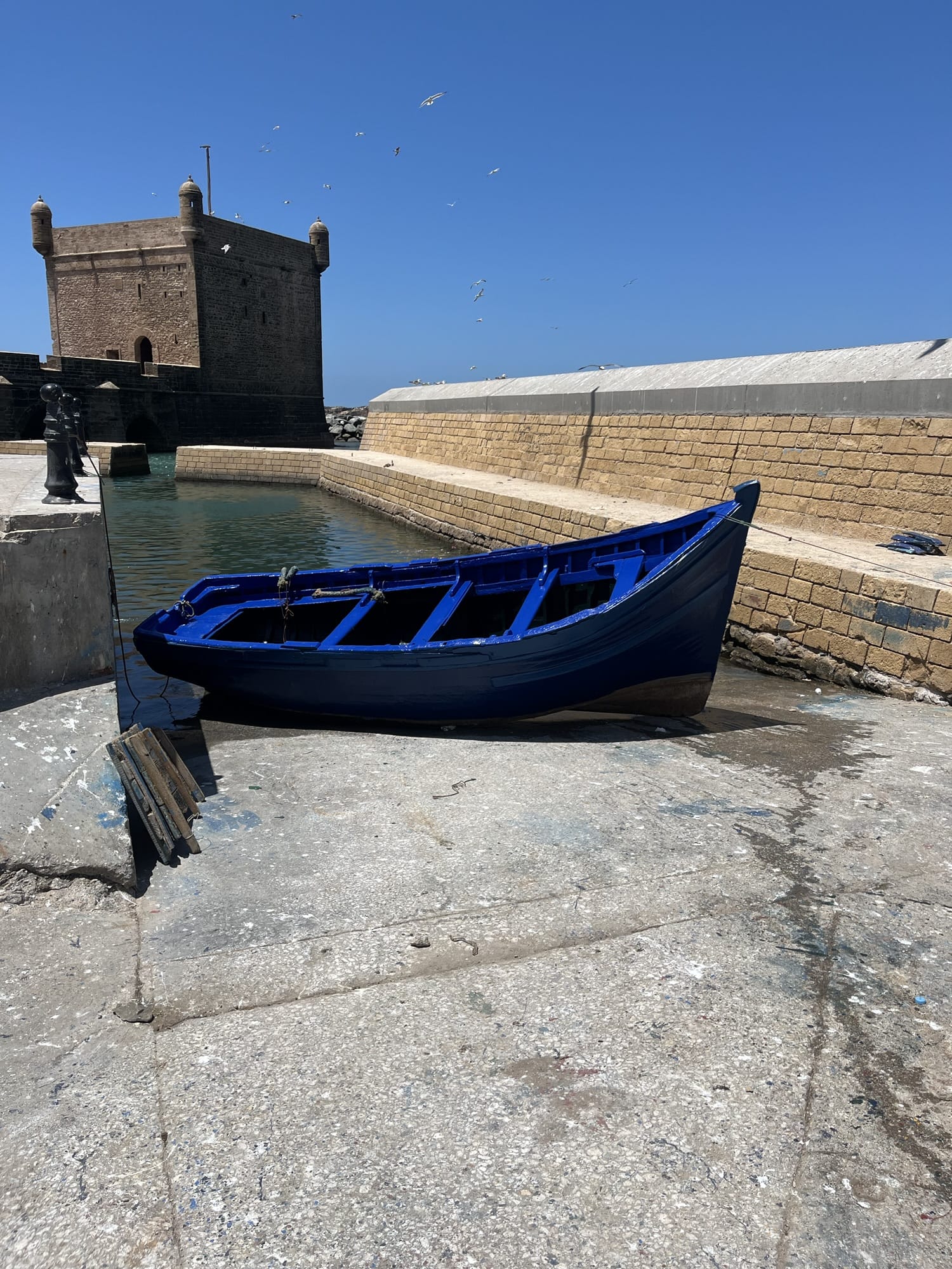Port d’Essaouira sur la côte Atlantique du Maroc