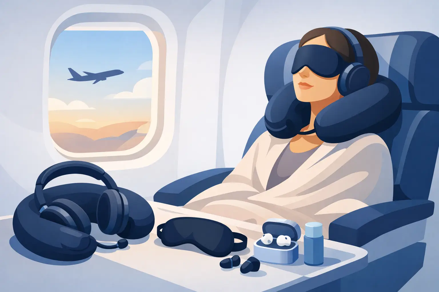 Les meilleurs objets pour dormir en avion