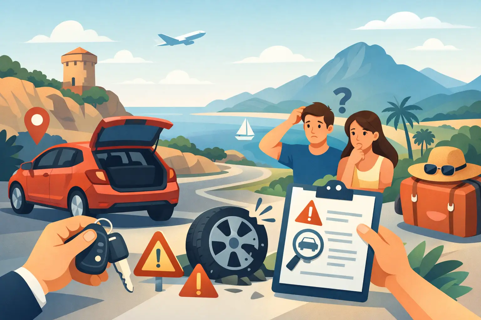 Location de voiture en Corse : les erreurs à éviter